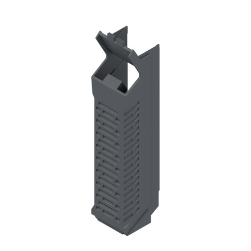 Side element Modular housing, Width 22.5 , IP20 in installed state, Plastic, Graphite grey