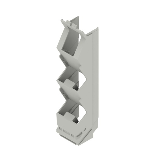 Side element Modular housing, Width 22.5 , IP20 in installed state, Plastic, Agate grey
