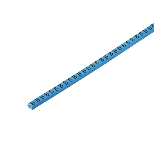 Cable coding system, blue, Conductor O.D.1.3 - 3 mm, Numbers, PVC, soft, without Cadmium, -30...80 C