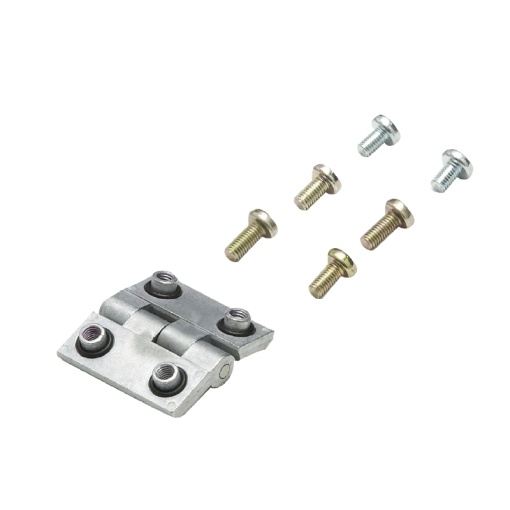 Hinge Housing, Klippon POK polyester empty enclosure, Hinge, Aluminium AlSi12, silver