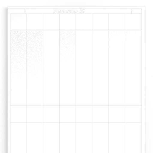 Cable coding system, white, Conductor O.D.16.2 - 36.4 mm, without, Polyester film, -40...150 C