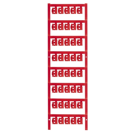 Cable coding system, red, Conductor O.D.2 - 3.5 mm, Polyamide 66, -40...100 C