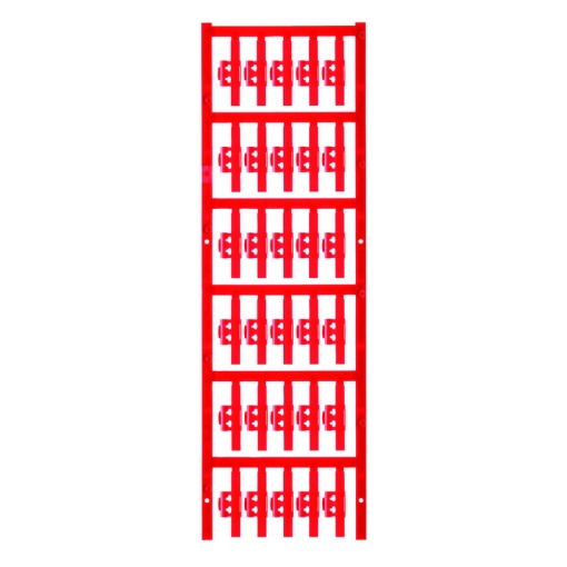 Cable coding system, red, Conductor O.D.2 - 3.5 mm, Polyamide 66, -40...100 C