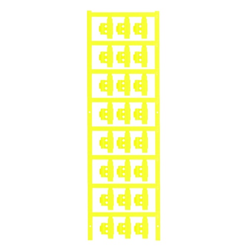 Cable coding system, yellow, Conductor O.D.3 - 5 mm, Polyamide 66, -40...100 C