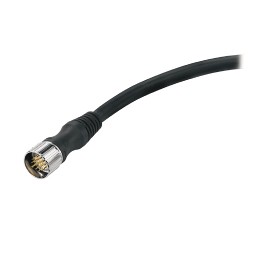 Sensor-actuator Cable, M23, Number of poles 19, 10 m, Female socket, straight, LED No, Shielded No