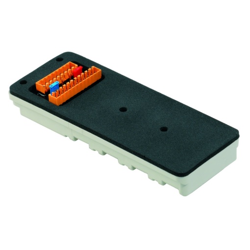 Sensor-actuator passive distributor without cable, Backplane bushing, SL 3.5, M12, 30 V, A-coded, LED Yes, LED initiator Yes, Wiring type PNP