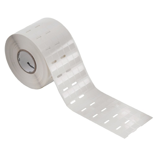 Cable coding system, white, Conductor O.D.1.9 - 1.9 mm, without, Polyester film, -40...150 C
