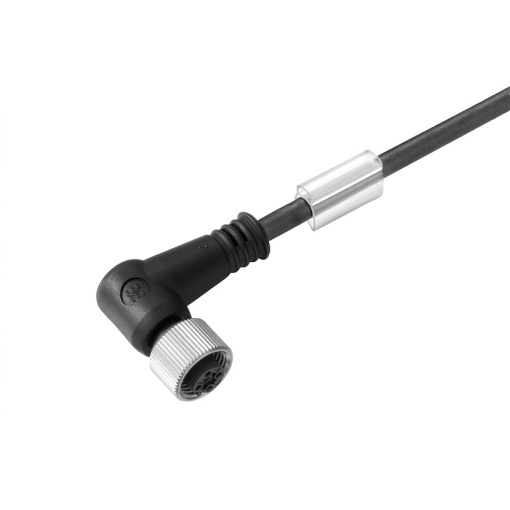 Sensor-actuator Cable, M12, Number of poles 8, 30 m, Socket, angled, LED No, Shielded No
