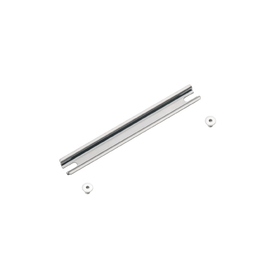 Terminal rail, Klippon K, Steel, galvanized, chromium-plated, Width 90 mm, Height 15 mm, Depth 7.5 mm