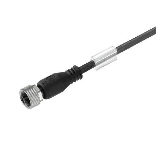 Sensor-actuator Cable, M12, Number of poles 5, 6 m, Female socket, straight, LED No, Shielded No