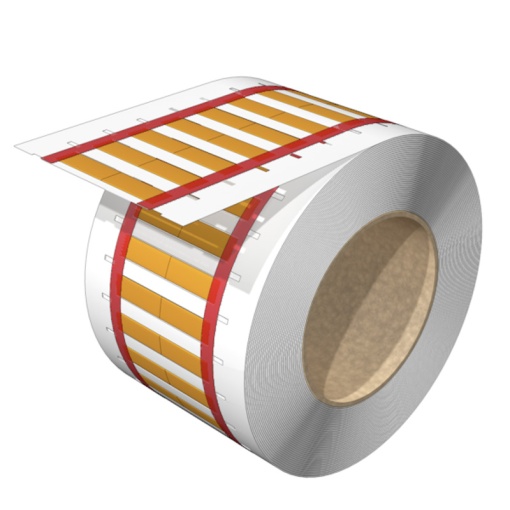 Cable coding system, yellow, Conductor O.D.2.8 - 4.2 mm, without, Polyolefine, -55...105 C