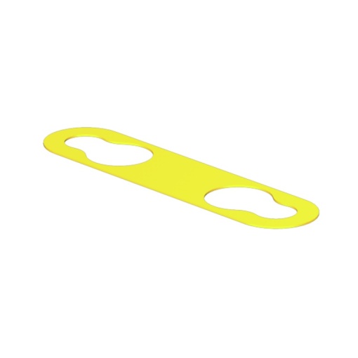 Cable coding system, yellow, Conductor O.D.5 - 8 mm, without, Polyester, -40...150 C