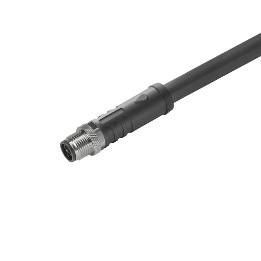 Sensor-actuator Cable, M12, Number of poles 4, 5 m, pin, straight, LED No, Shielded No