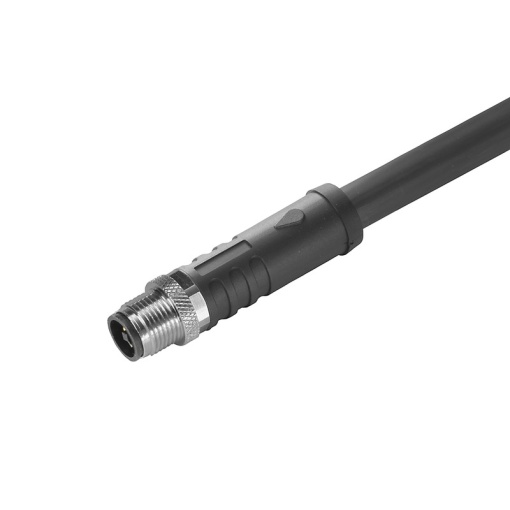 Sensor-actuator Cable, M12, Number of poles 4, 5 m, pin, straight, LED No, Shielded No