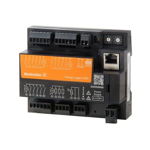 Measuring device electrical quantity, Modbus RTU, Modbus-Gateway, Modbus TCPIP, Modbus RTU over Ethernet, SNMP