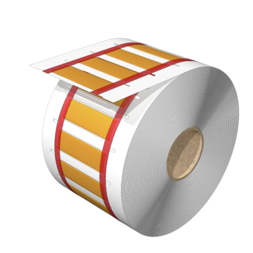 Cable coding system, yellow, Conductor O.D.3.2 - 9.5 mm, without, Polyolefine, -55...135 C