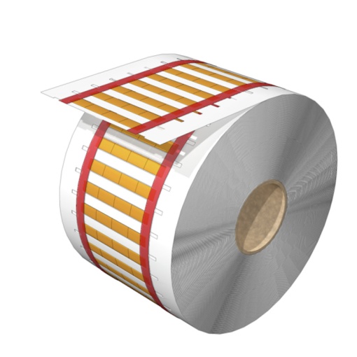 Cable coding system, yellow, Conductor O.D.1 - 3.2 mm, without, Polyolefine, -55...135 C