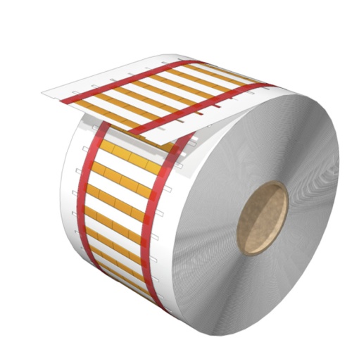 Cable coding system, yellow, Conductor O.D.1.2 - 2.4 mm, without, Polyolefine, -55...105 C