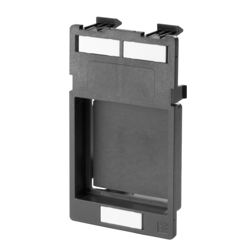 Insert plate for component housing, Built-in, Insert plate, unshielded, 1x Power