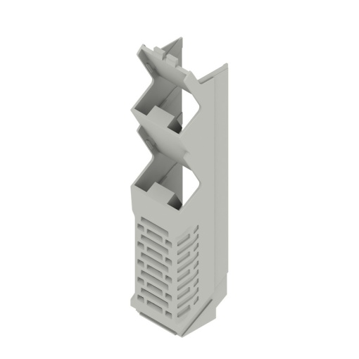 Side element Modular housing, Width 22.5 , IP20 in installed state, Plastic, Agate grey