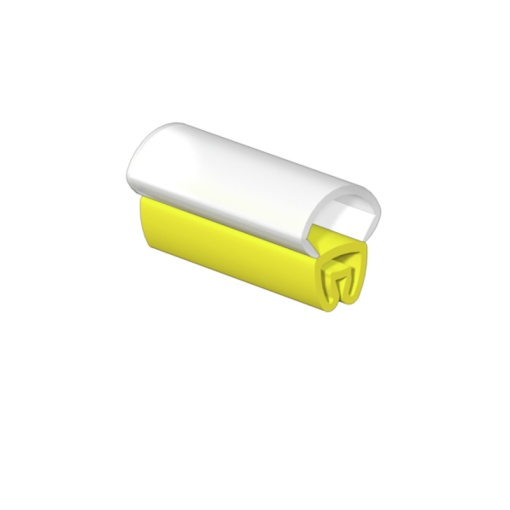 Cable coding system, yellow, Transparent, without, TPU