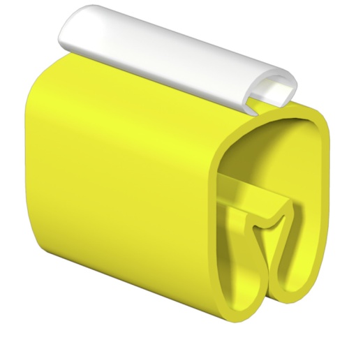 Cable coding system, yellow, Transparent, Conductor O.D.8 - 16 mm, without, Polyester, TPU, -30...90 C