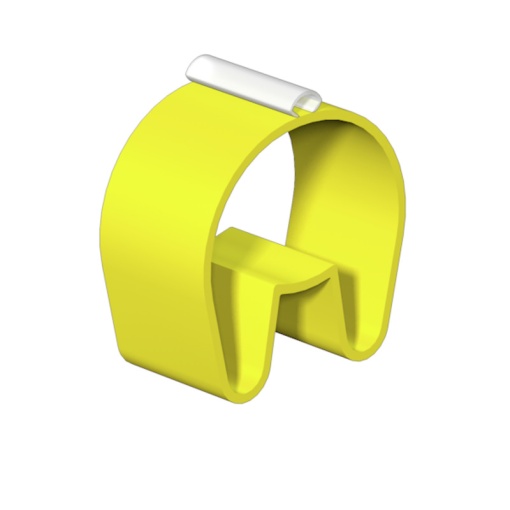 Cable coding system, yellow, Transparent, Conductor O.D.24 - 35 mm, without, Polyester, TPU, -30...90 C