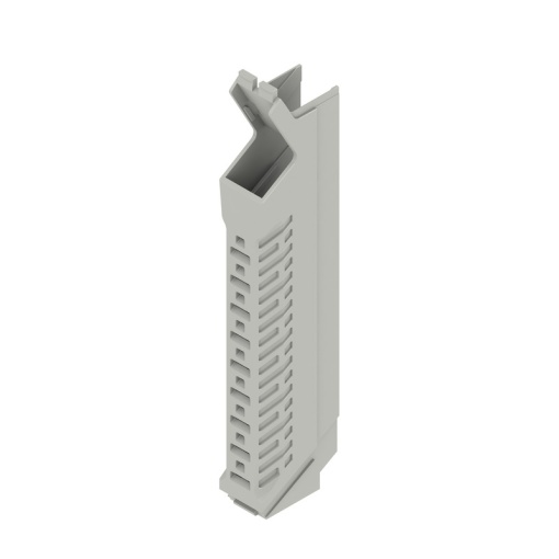 Side element Modular housing, Width 12.5 , IP20 in installed state, Plastic, Agate grey