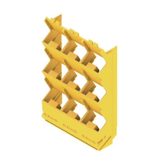 Side element Modular housing, Width 67 , IP20 in installed state, Plastic, Traffic yellow