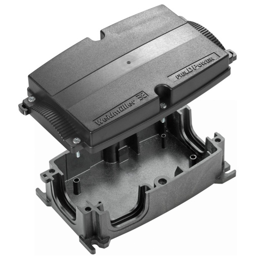 Plastic housing, FieldPower, 104 x 181 x 67 mm, Polycarbonate, GRP, untreated, black