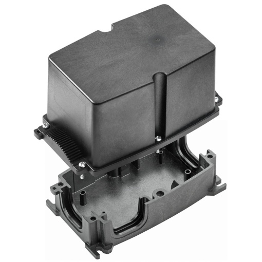 Plastic housing, FieldPower, 104 x 183 x 129 mm, Polycarbonate, GRP, untreated, black