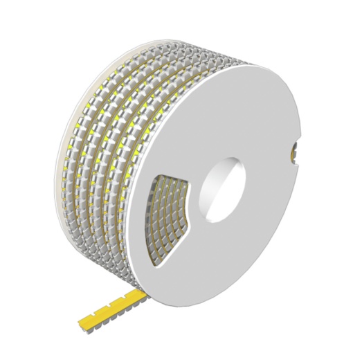 Cable coding system, yellow, Conductor O.D.2.5 - 4 mm, without, PC-ABS, TPU