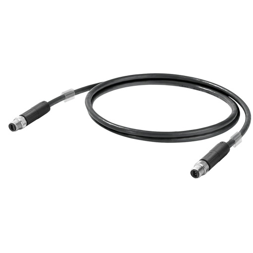 Single Pair Ethernet Cable assembled, M8 SPE  IEC63171-5 - IP67 pin contact - straight, M8 SPE  IEC63171-5 - IP67 pin contact - straight, Number