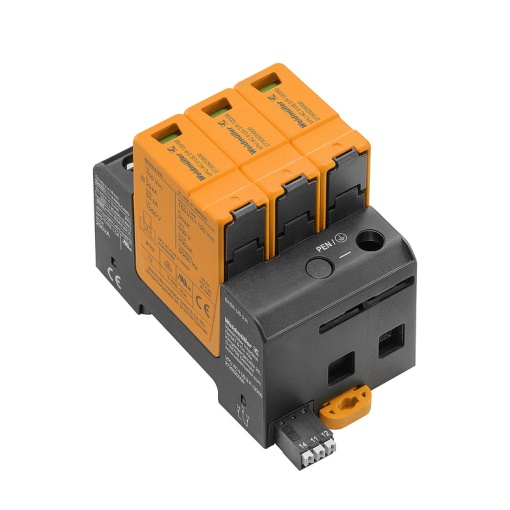 Surge arrester AC Type 2, Mains voltage 120 V  240 V, Low voltage network TN-C, Number of poles 3