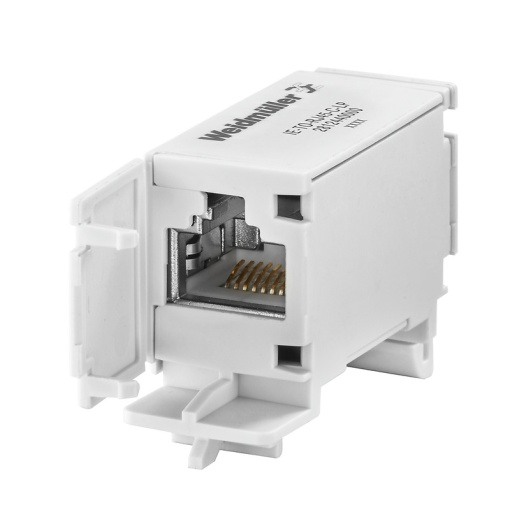 Feed-through plug-in connector RJ45, IP20, RJ45, RJ45, Coupling