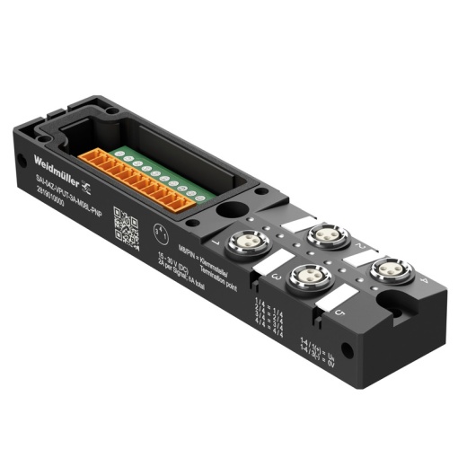 Sensor-actuator passive distributor without cable, Hood distributor lower part, M8, 30 V, LED Yes, LED initiator Yes, Wiring type PNP