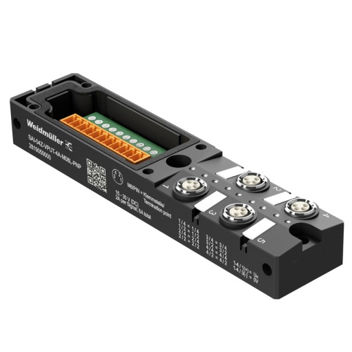 Sensor-actuator passive distributor without cable, Hood distributor lower part, M8, 30 V, LED Yes, LED initiator Yes, Wiring type PNP