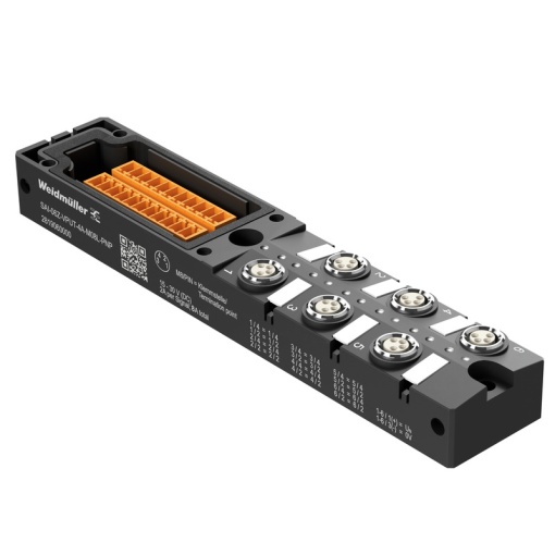 Sensor-actuator passive distributor without cable, Hood distributor lower part, M8, 30 V, LED Yes, LED initiator Yes, Wiring type PNP