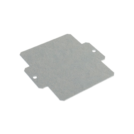 Mounting plate Housing, Klippon K aluminium empty enclosure, Mounting plate, 109 x 104 x 2 mm, Sheet steel, galvanized, galvanized, silver
