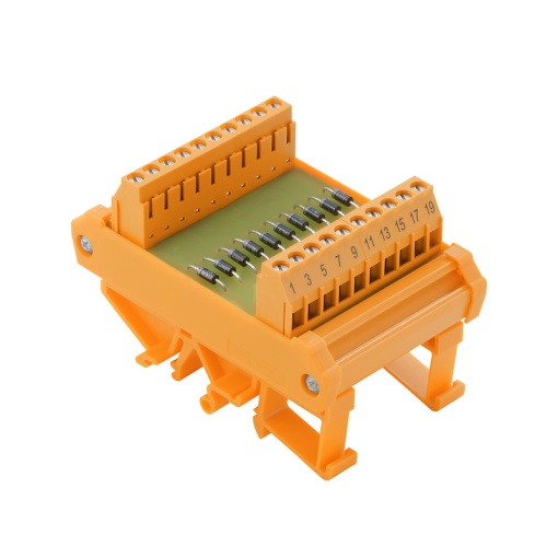 Interface module with diodes