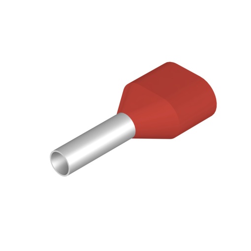 Wire end ferrule, 1.5 mm², Stripping length 11 mm, Colour red, Insulation Available