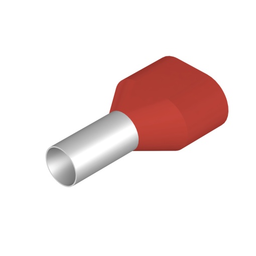 Wire end ferrule, 10 mm², Stripping length 17 mm, Colour red, Insulation Available