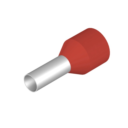 Wire end ferrule, 10 mm², Stripping length 17 mm, Colour red, Insulation Available