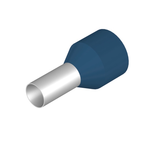 Wire end ferrule, 16 mm², Stripping length 26 mm, Colour blue, Insulation Available