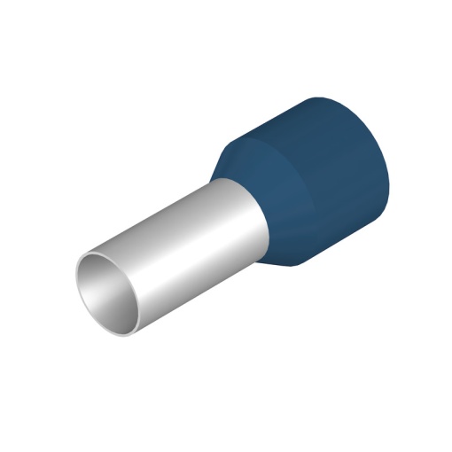 Wire end ferrule, 16 mm², Stripping length 15 mm, Colour blue, Insulation Available