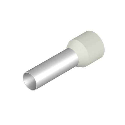 Wire end ferrule, 16 mm², Stripping length 21 mm, Colour white, Insulation Available