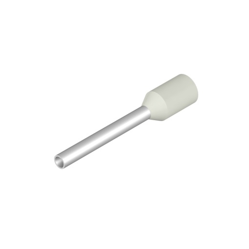 Wire end ferrule, 0.75 mm², Stripping length 14 mm, Colour white, Insulation Available