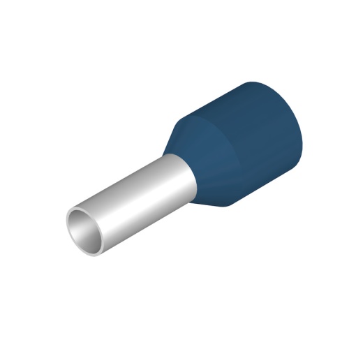 Wire end ferrule, 2.5 mm², Stripping length 8 mm, Colour blue, Insulation Available