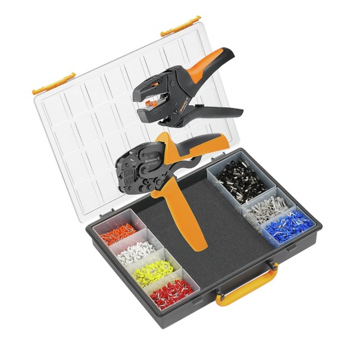 Assortment box assembled, PZ 3, STRIPAX, Colour code Weidmüller, Number of AEH 3100