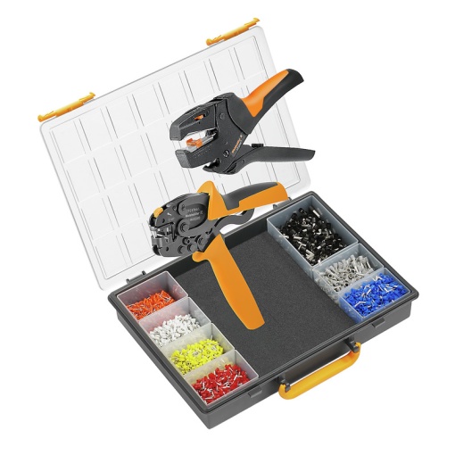 Assortment box assembled, PZ 6 Roto L, STRIPAX, Colour code DIN, Number of AEH 3000